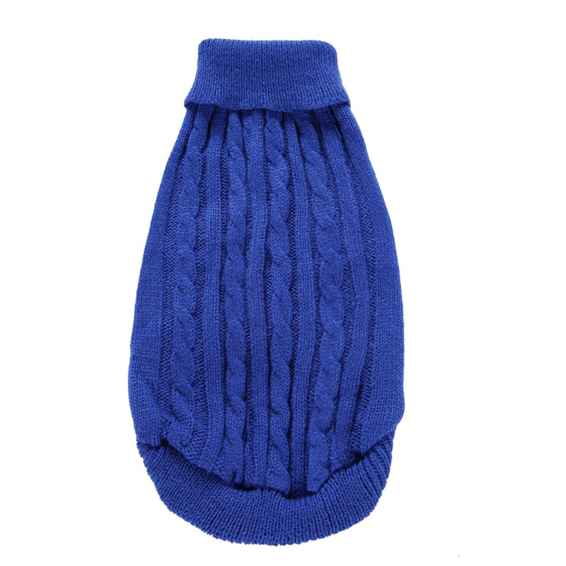 Pet Supplies Dog Clothing Solid Color Pet Dog Dog Sweater Dog Clothes Autumn and Winter Wholesale Pet Supplies Dog Clothing Solid Color Pet Dog Dog Sweater Dog Clothes Autumn and Winter Wholesale