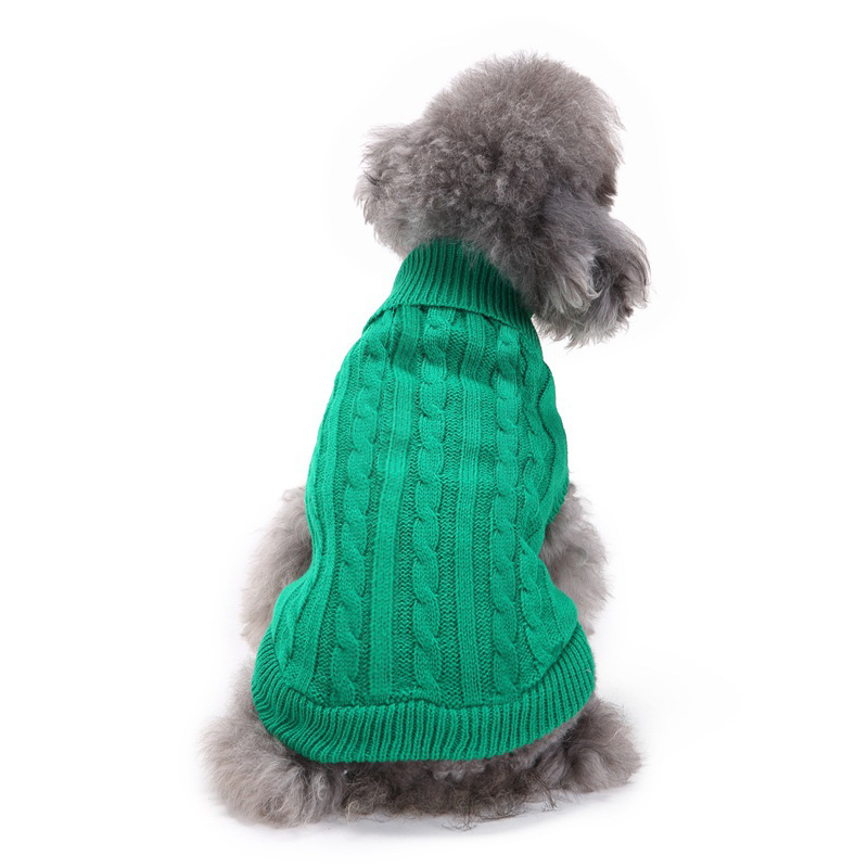 Pet Supplies Dog Clothing Solid Color Pet Dog Dog Sweater Dog Clothes Autumn and Winter Wholesale Pet Supplies Dog Clothing Solid Color Pet Dog Dog Sweater Dog Clothes Autumn and Winter Wholesale