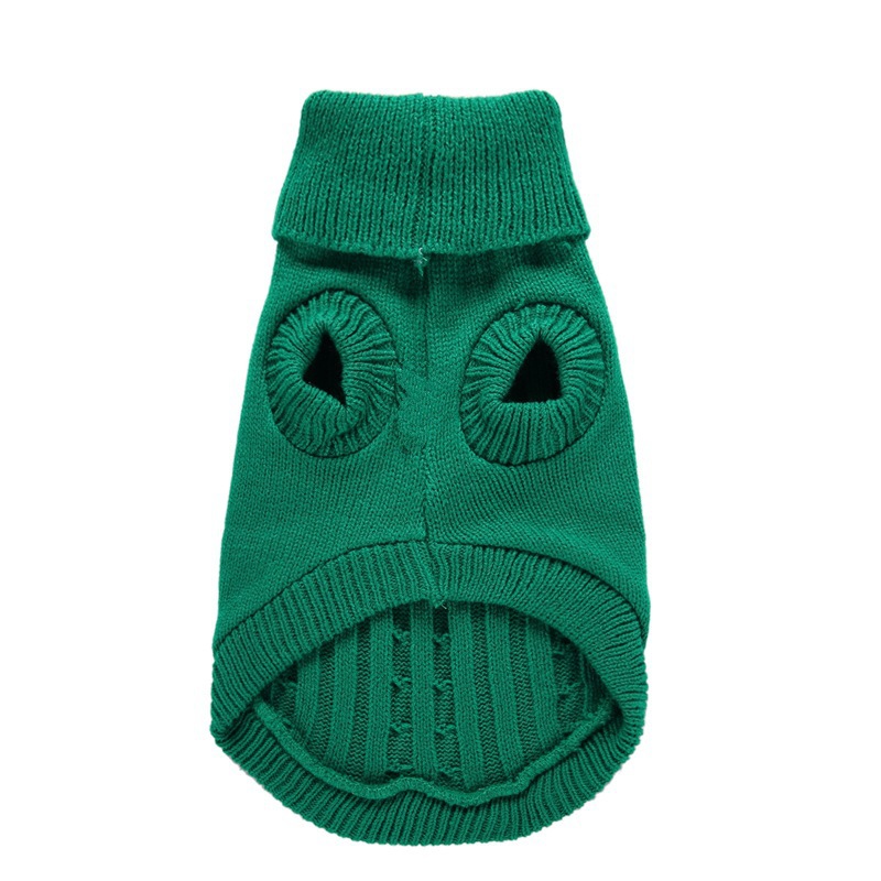Pet Supplies Dog Clothing Solid Color Pet Dog Dog Sweater Dog Clothes Autumn and Winter Wholesale Pet Supplies Dog Clothing Solid Color Pet Dog Dog Sweater Dog Clothes Autumn and Winter Wholesale
