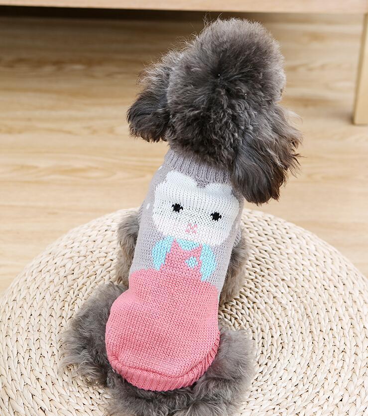 Pet Clothes Dog Sweater Autumn and Winter New Two-Legged Pet Clothes Warm Small Sweater Cat Dog Clothes Pet Clothes Dog Sweater Autumn and Winter New Two-Legged Pet Clothes Warm Small Sweater Cat Dog Clothes