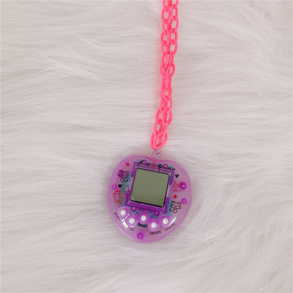 New Childhood Creative Toy Memories Candy Color Electronic Pet Machine Necklace Halter Sweater Chain Trendy Female Accessories New Childhood Creative Toy Memories Candy Color Electronic Pet Machine Necklace Halter Sweater Chain Trendy Female Accessories