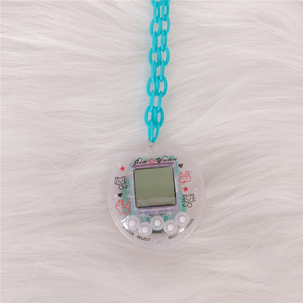 New Childhood Creative Toy Memories Candy Color Electronic Pet Machine Necklace Halter Sweater Chain Trendy Female Accessories New Childhood Creative Toy Memories Candy Color Electronic Pet Machine Necklace Halter Sweater Chain Trendy Female Accessories