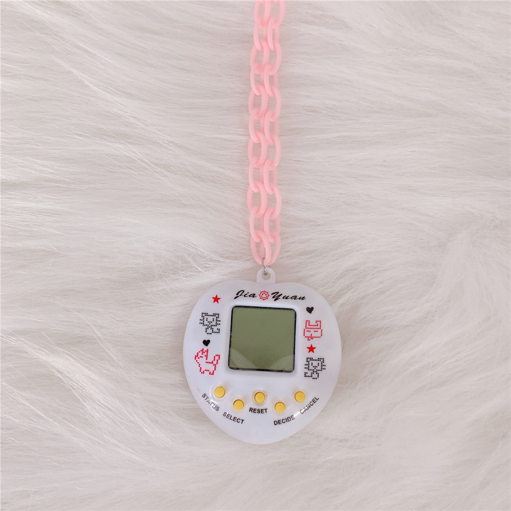 New Childhood Creative Toy Memories Candy Color Electronic Pet Machine Necklace Halter Sweater Chain Trendy Female Accessories New Childhood Creative Toy Memories Candy Color Electronic Pet Machine Necklace Halter Sweater Chain Trendy Female Accessories