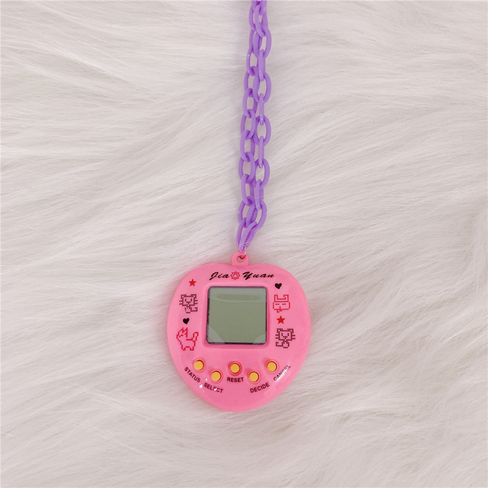 New Childhood Creative Toy Memories Candy Color Electronic Pet Machine Necklace Halter Sweater Chain Trendy Female Accessories New Childhood Creative Toy Memories Candy Color Electronic Pet Machine Necklace Halter Sweater Chain Trendy Female Accessories