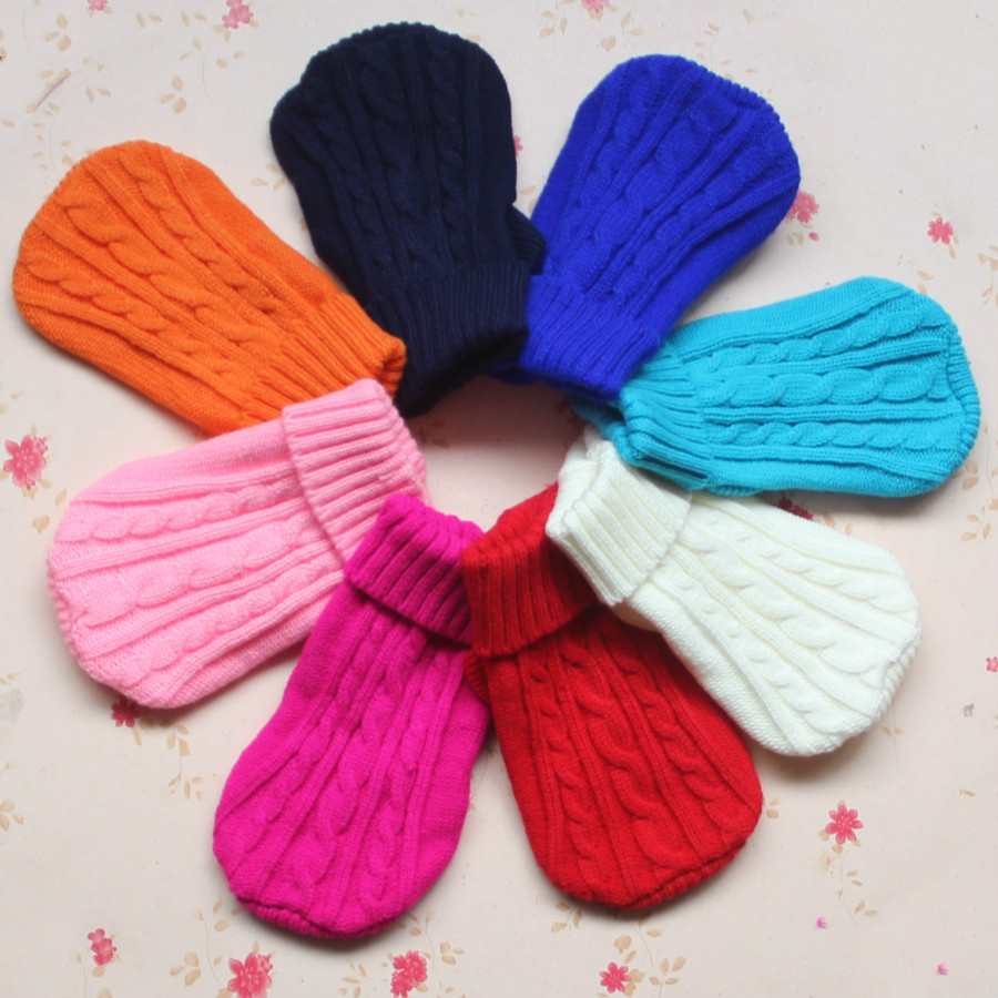 Thicken Autumn and Winter Pet Dog Sweater Warm Three-dimensional Twisted Rope Kitten Puppy Sweater Teddy Bear Thicken Autumn and Winter Pet Dog Sweater Warm Three-dimensional Twisted Rope Kitten Puppy Sweater Teddy Bear