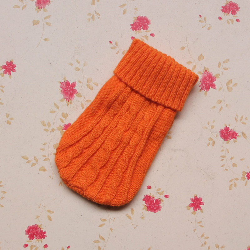 Thicken Autumn and Winter Pet Dog Sweater Warm Three-dimensional Twisted Rope Kitten Puppy Sweater Teddy Bear Thicken Autumn and Winter Pet Dog Sweater Warm Three-dimensional Twisted Rope Kitten Puppy Sweater Teddy Bear