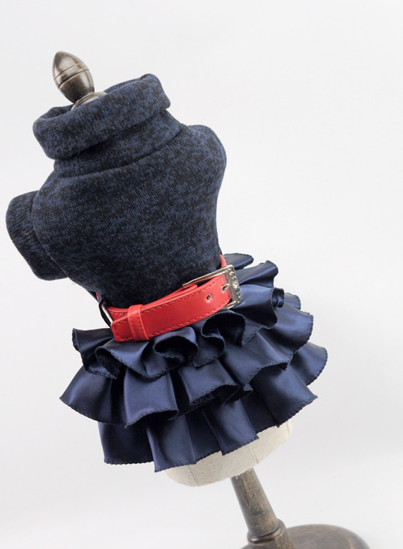 Pahnli Pet Manufacturer Dog Skirt Dress Sweater Autumn and Winter Pet Supplies Set Pahnli Pet Manufacturer Dog Skirt Dress Sweater Autumn and Winter Pet Supplies Set