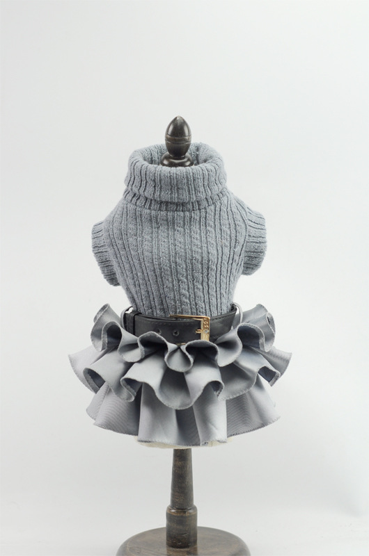 Pahnli Pet Manufacturer Dog Skirt Dress Sweater Autumn and Winter Pet Supplies Set Pahnli Pet Manufacturer Dog Skirt Dress Sweater Autumn and Winter Pet Supplies Set