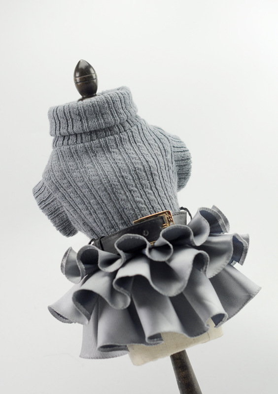 Pahnli Pet Manufacturer Dog Skirt Dress Sweater Autumn and Winter Pet Supplies Set Pahnli Pet Manufacturer Dog Skirt Dress Sweater Autumn and Winter Pet Supplies Set