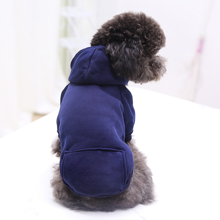 Autumn and Winter Sweater Denim Pocket Two-legged Clothes Sporty Pet Clothes Dog Cat Clothes Pet Supplies Autumn and Winter Sweater Denim Pocket Two-legged Clothes Sporty Pet Clothes Dog Cat Clothes Pet Supplies