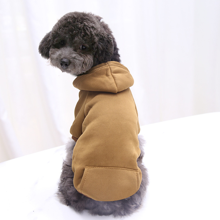 Autumn and Winter Sweater Denim Pocket Two-legged Clothes Sporty Pet Clothes Dog Cat Clothes Pet Supplies Autumn and Winter Sweater Denim Pocket Two-legged Clothes Sporty Pet Clothes Dog Cat Clothes Pet Supplies