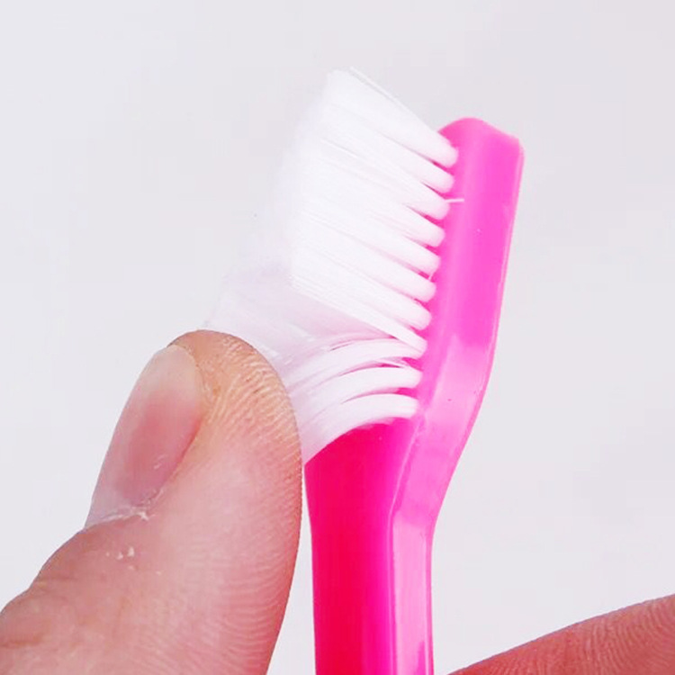 Pet Toothbrush Three-Piece Set Dogs and Cats Double-Headed Brush Finger Stall Brush Pet Cleaning Teeth Grinding Toothbrush Dog Toothbrush
