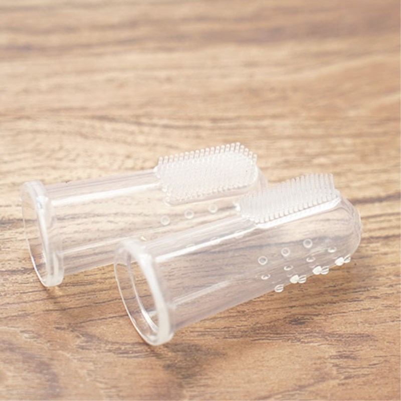 Pet Harness Finger Toothbrush Dog Cat Toothbrush Latex Finger Cots Toothbrush Dog Oral Cleaning Toothbrush Pet Brushing