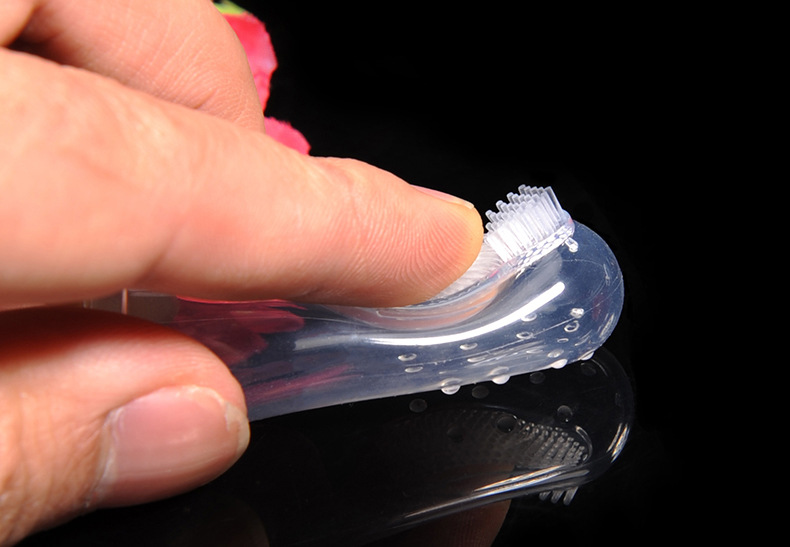 Pet Harness Finger Toothbrush Dog Cat Toothbrush Latex Finger Cots Toothbrush Dog Oral Cleaning Toothbrush Pet Brushing
