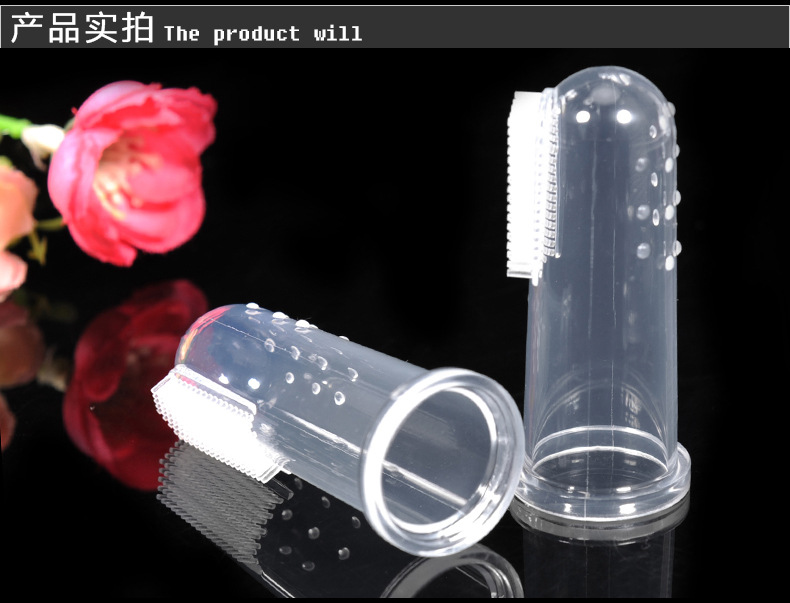 Pet Harness Finger Toothbrush Dog Cat Toothbrush Latex Finger Cots Toothbrush Dog Oral Cleaning Toothbrush Pet Brushing