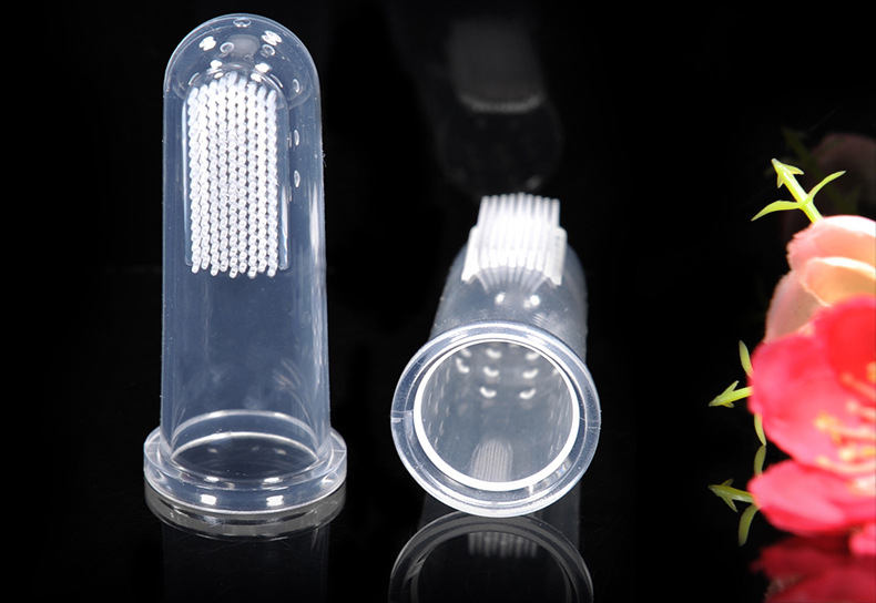 Pet Harness Finger Toothbrush Dog Cat Toothbrush Latex Finger Cots Toothbrush Dog Oral Cleaning Toothbrush Pet Brushing