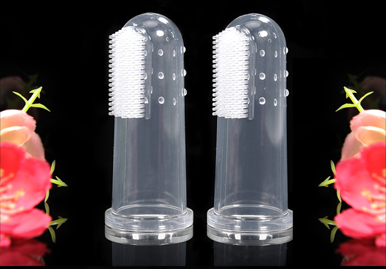 Pet Harness Finger Toothbrush Dog Cat Toothbrush Latex Finger Cots Toothbrush Dog Oral Cleaning Toothbrush Pet Brushing