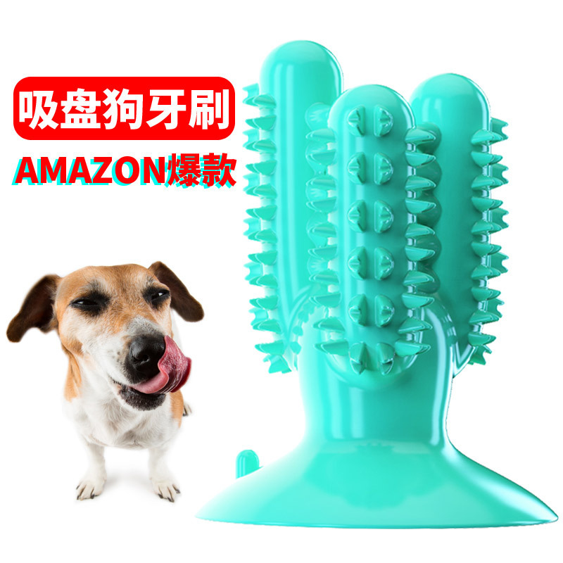 Pet Supplies New Amazon Hot Hot Sale Dog Toothbrush Dog Molar Rod Leakage Food Feeder Gnawing Resistant Dog Chew Toy