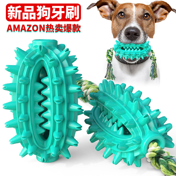 Pet Supplies New Amazon Hot Hot Sale Dog Toys with Rope Cactus Molar Rod Toothbrush Dog Chew