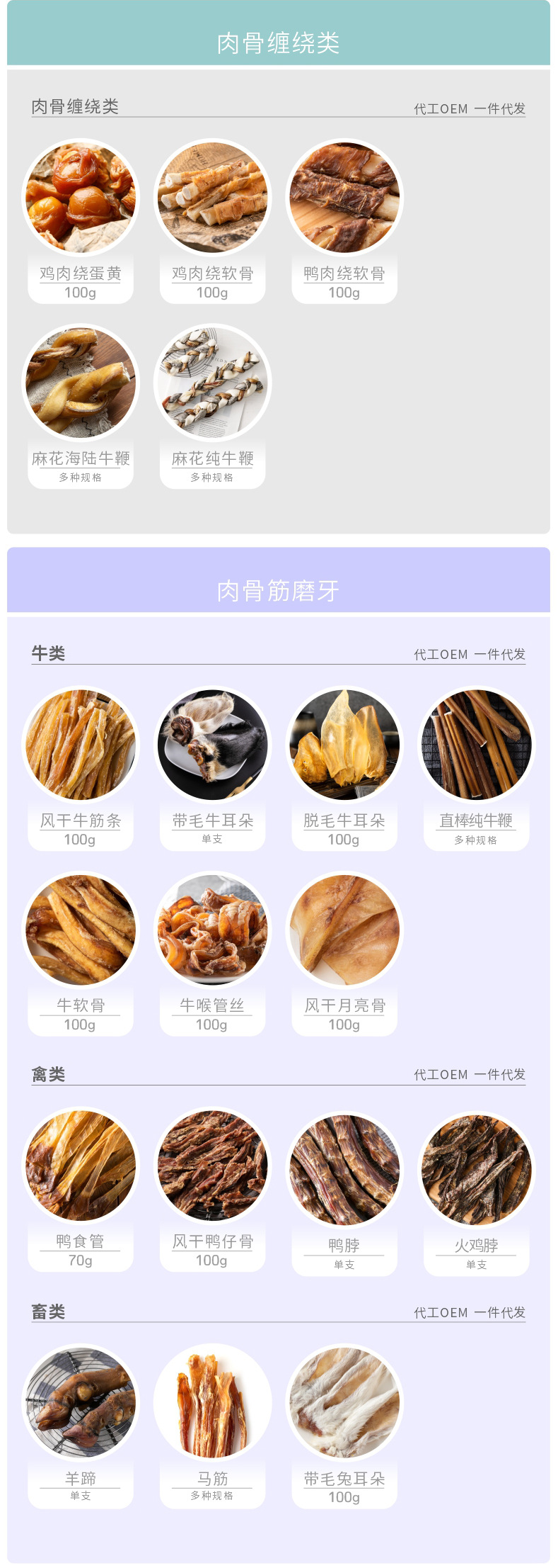 Wholesale Pet Snacks Cow Kneecap Pet Tooth Cleaning Bone Dog Snacks One Piece Dropshipping Large Dog Dog Chew