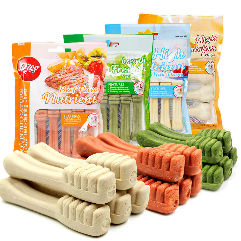 OTAGO Pet Snacks Milk Fresh Tooth Cleaning Bone Puppy Dog Molar Rod Pet Food Training Dog Chew 90G