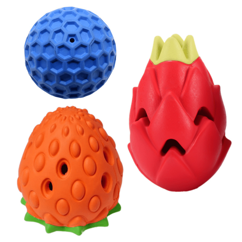 Pet Supplies Toy Factory Wholesale Dog Chewing Molar Sound Leakage Food Rubber Toy Dog Chew Dog Toy