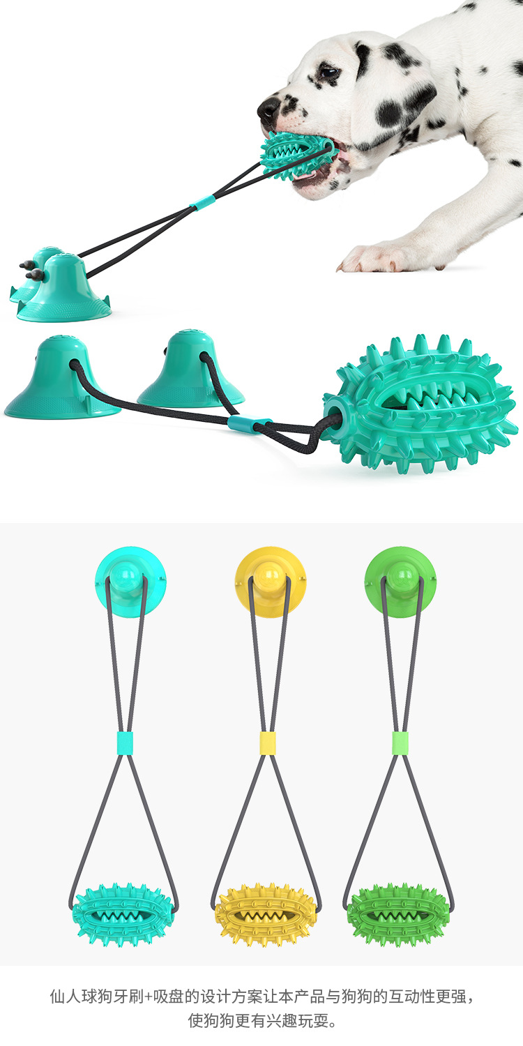 Pet Supplies New Amazon Hot Hot Sale Dog Toy Double Suction Cup Cactus Molar Rod Dog Chew Pet Supplies New Amazon Hot Hot Sale Dog Toy Double Suction Cup Cactus Molar Rod Dog Chew