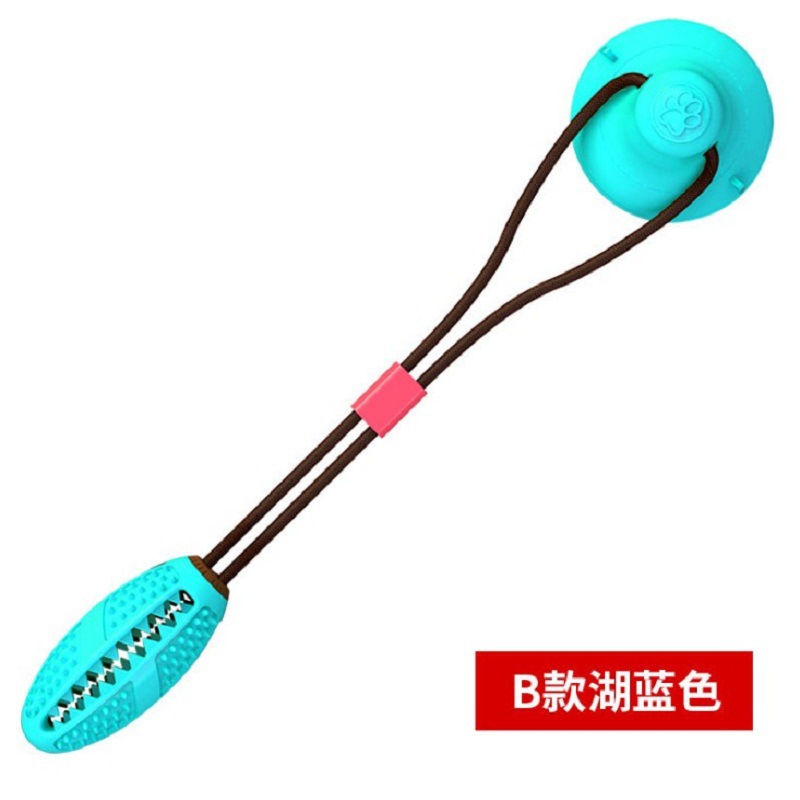 Amazon Hot Pet Toy Bite Sucker Drawstring Food Dropping Ball Toy Dog Chew Toy in Stock Wholesale