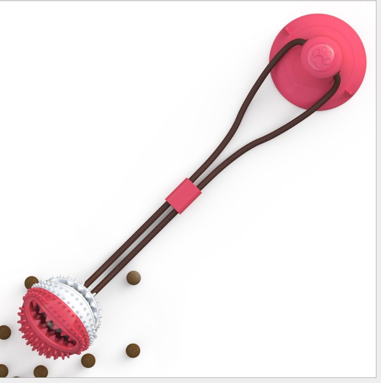 Amazon Hot Pet Toy Bite Sucker Drawstring Food Dropping Ball Toy Dog Chew Toy in Stock Wholesale Amazon Hot Pet Toy Bite Sucker Drawstring Food Dropping Ball Toy Dog Chew Toy in Stock Wholesale
