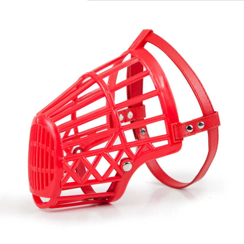 Grille pet mask anti-barking anti-bite anti-licking PU breathable dog muzzle cover pet supplies Grille pet mask anti-barking anti-bite anti-licking PU breathable dog muzzle cover pet supplies