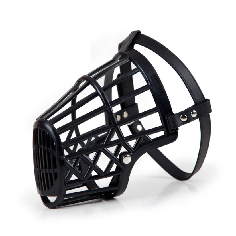 Grille pet mask anti-barking anti-bite anti-licking PU breathable dog muzzle cover pet supplies Grille pet mask anti-barking anti-bite anti-licking PU breathable dog muzzle cover pet supplies