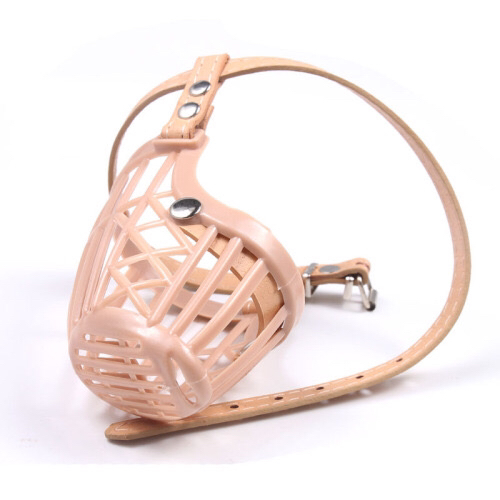 Grille pet mask anti-barking anti-bite anti-licking PU breathable dog muzzle cover pet supplies