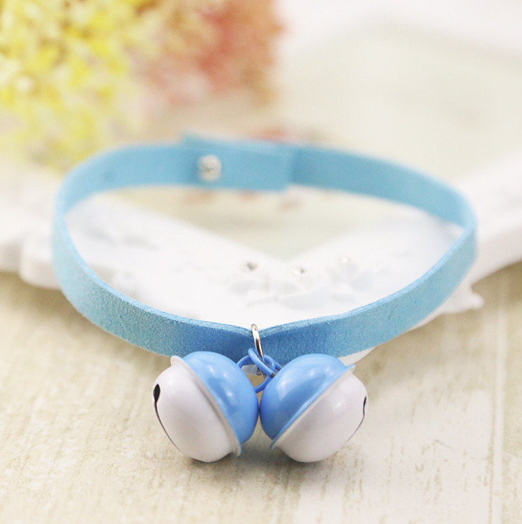 Pure Handmade Light Candy Color Cat Bell Collar Dog Collar Pet Supplies Teddy Bell Scarf Collar Pure Handmade Light Candy Color Cat Bell Collar Dog Collar Pet Supplies Teddy Bell Scarf Collar