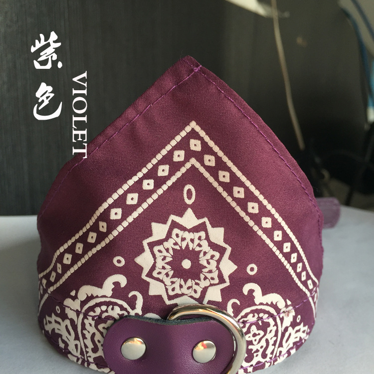 Factory Wholesale Pet Triangular Scarf Dog Scarf Scarf Pet Collar Bib Bib Dog Collar Pet Supplies