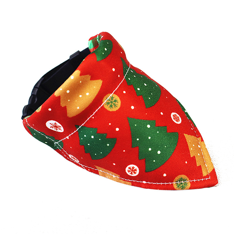 Pet Bib Cat Scarf Collar Bandana Dog Scarf Triangular Binder Scarf Saliva Towel Size Dog Clothes