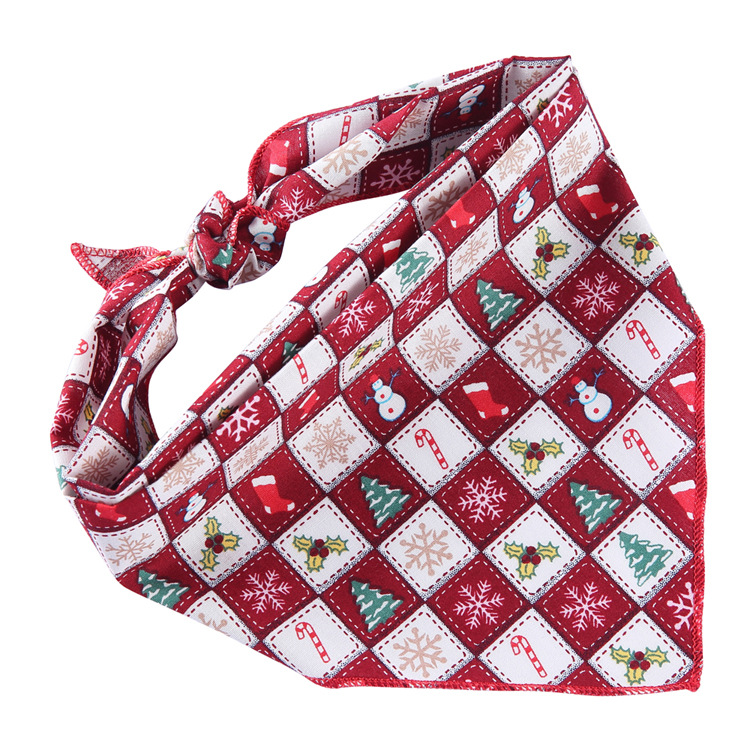 Pet Printed Triangle Scarf Plaid Striped Revival Christmas Dog Birthday Bib Large Dog Triangle Scarf Scarf Pet Printed Triangle Scarf Plaid Striped Revival Christmas Dog Birthday Bib Large Dog Triangle Scarf Scarf