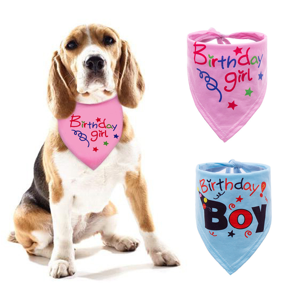 European and American New Pet Triangular Scarf Pet Supplies Dog Scarf Scarf Pet Collar Bib Bib Dog Collar