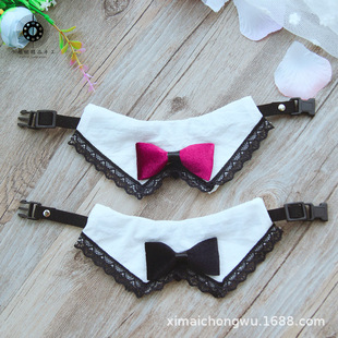 Pet's Saliva Towel Lace Princess Dog Scarf Triangle Scarf Bib Accessories Bib Cat Turtleneck Decorations Pet's Saliva Towel Lace Princess Dog Scarf Triangle Scarf Bib Accessories Bib Cat Turtleneck Decorations