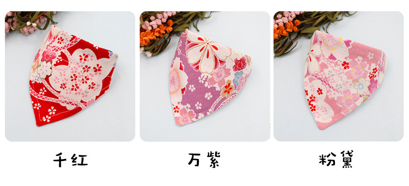 Pet Triangular Scarf Dog Scarf Cat Collar Christmas Small Dog Bib Japanese Style Scarf Cute Sweet Pet Triangular Scarf Dog Scarf Cat Collar Christmas Small Dog Bib Japanese Style Scarf Cute Sweet