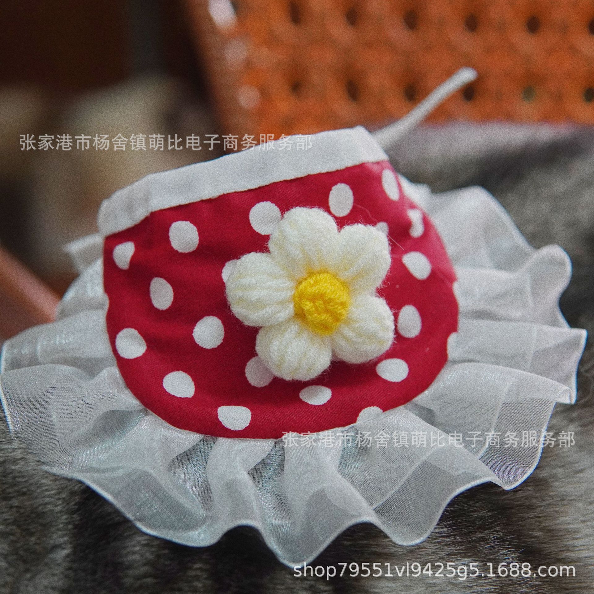New Year Pet Collar Hand-Woven Scarf Tiger Year Auspicious Dog Cat Wool Ornament New Year Pet Collar Hand-Woven Scarf Tiger Year Auspicious Dog Cat Wool Ornament