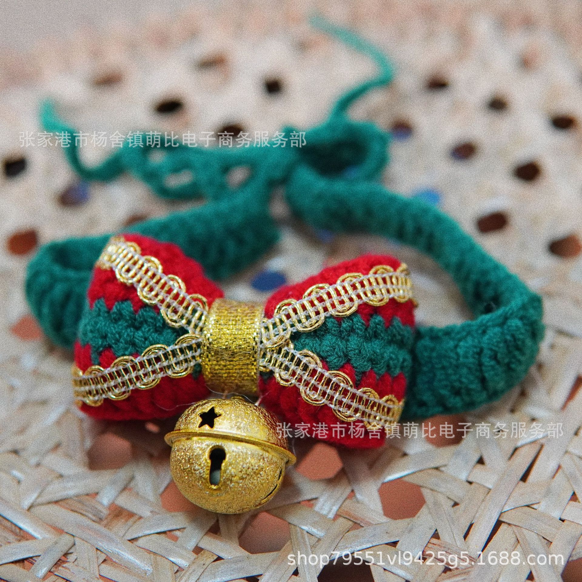 New Year Pet Collar Hand-Woven Scarf Tiger Year Auspicious Dog Cat Wool Ornament New Year Pet Collar Hand-Woven Scarf Tiger Year Auspicious Dog Cat Wool Ornament