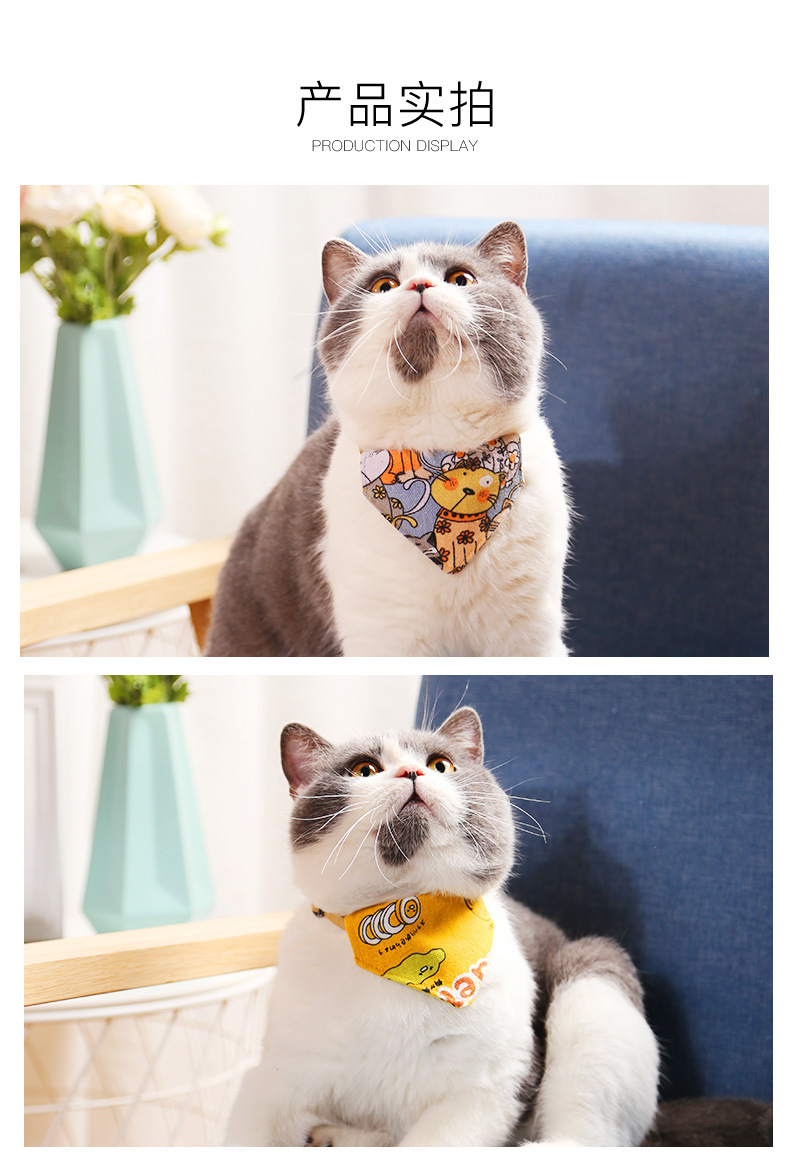 Cat Japanese Saliva Towel Japanese Style Triangular Binder Cat Collar Small Dog Cat Ornament Dogs and Cats Scarf Dog Collar Cat Japanese Saliva Towel Japanese Style Triangular Binder Cat Collar Small Dog Cat Ornament Dogs and Cats Scarf Dog Collar
