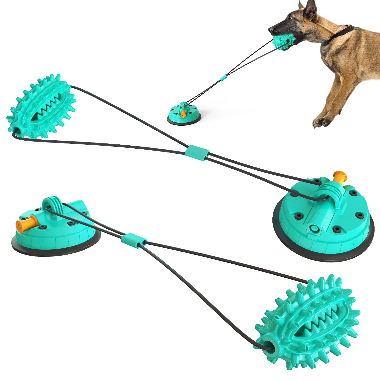 Pet Supplies Factory Wholesale Company New Hot Amazon Dog Molar Toy Vacuum Sucker Drawstring Ball