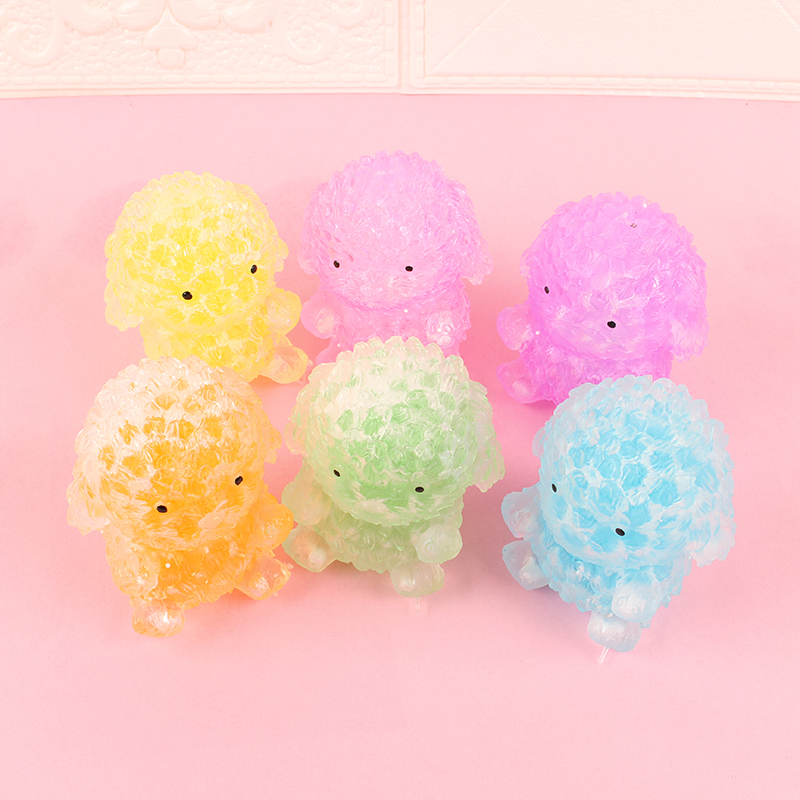 Decompression Toy Lala Teddy Dog Squeezing Toy Pressure Reduction Toy Black Cat White Cat Korean Creative Vent Beads Ball