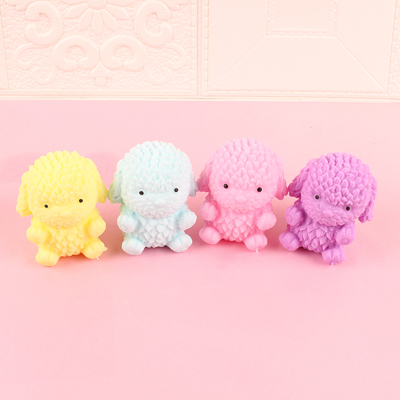 Decompression Toy Lala Teddy Dog Squeezing Toy Pressure Reduction Toy Black Cat White Cat Korean Creative Vent Beads Ball