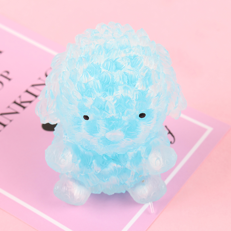 Decompression Toy Lala Teddy Dog Squeezing Toy Pressure Reduction Toy Black Cat White Cat Korean Creative Vent Beads Ball