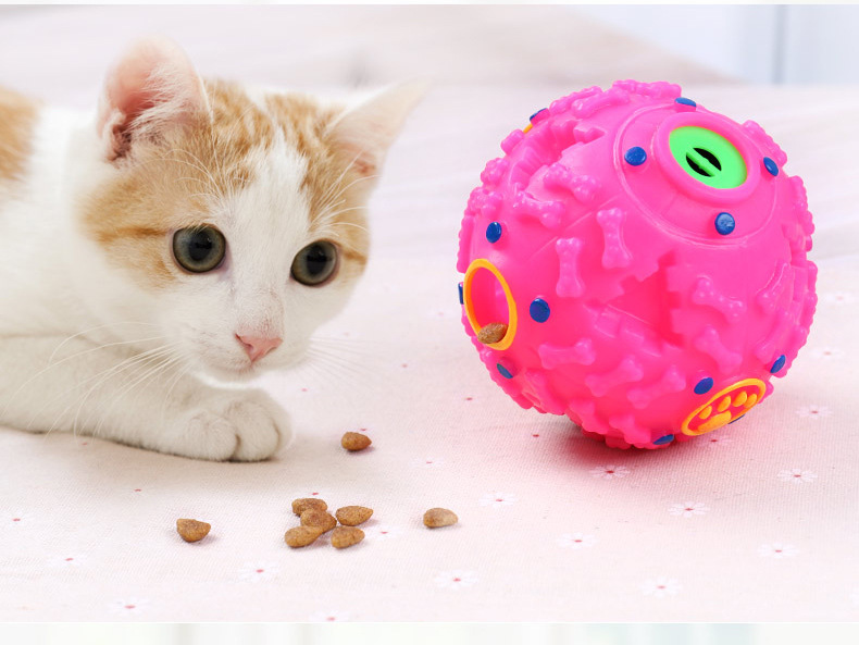 Dog Toy Molar Training Teddy/Golden Retriever Vocalization Bite-Resistant Toy Strange Food Dropping Ball Set Pet Supplies