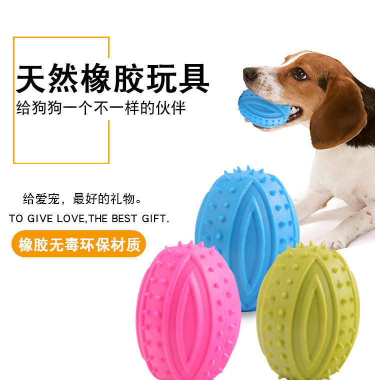 Dog Toy Molar Training Teddy/Golden Retriever Vocalization Bite-Resistant Toy Strange Food Dropping Ball Set Pet Supplies