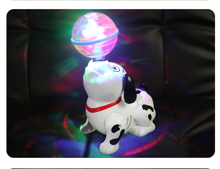 Electric Dream Light Ball Light Rotating Music Pop and Tip Puppy Dog Stall Hot Sale Children's Toys Wholesale