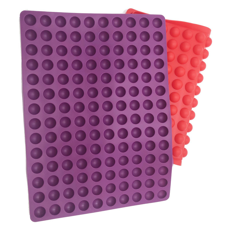 barbecue mat silica gel mat microwave oven baking mat can be used to make small ball biscuit dog food biscuit mold